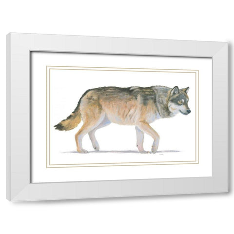 Northern Wild II White Modern Wood Framed Art Print with Double Matting by Wiens, James