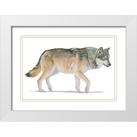 Northern Wild II White Modern Wood Framed Art Print with Double Matting by Wiens, James