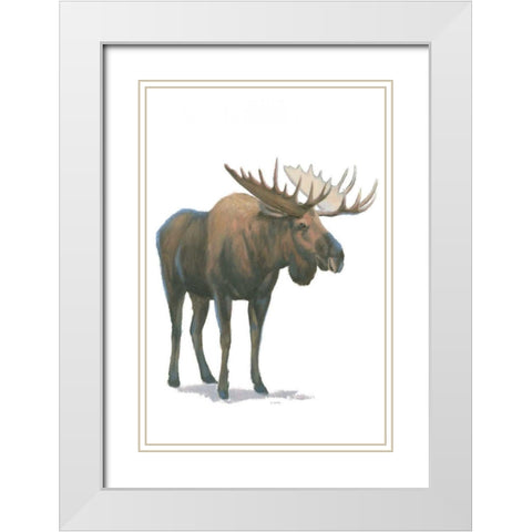Northern Wild VI White Modern Wood Framed Art Print with Double Matting by Wiens, James