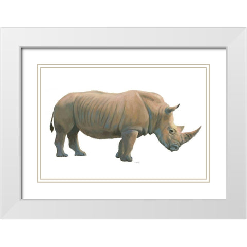 Wild and Free III White Modern Wood Framed Art Print with Double Matting by Wiens, James
