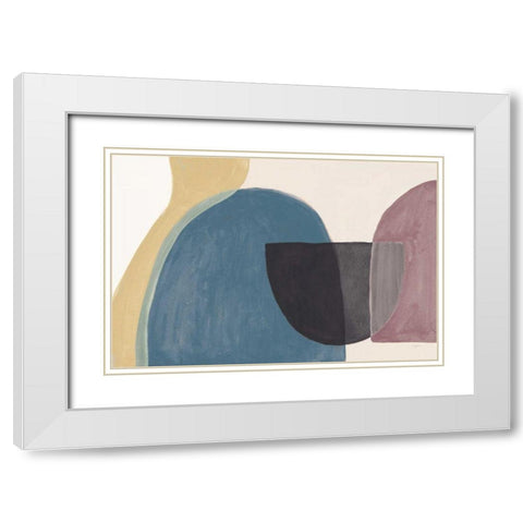 Sandy Balance II Dark White Modern Wood Framed Art Print with Double Matting by Urban, Mary