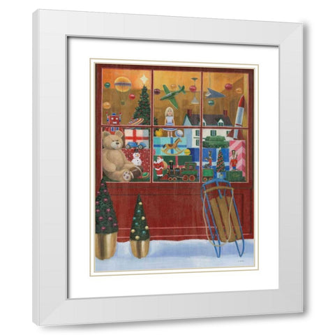 Holiday Moments III Crop White Modern Wood Framed Art Print with Double Matting by Wiens, James