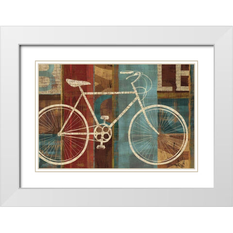 Breaking Away White Modern Wood Framed Art Print with Double Matting by Mullan, Michael