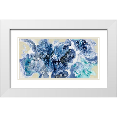 Low Tide Reflections White Modern Wood Framed Art Print with Double Matting by Vassileva, Silvia