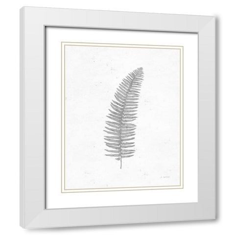 Soft Summer Sketches I Blue White Modern Wood Framed Art Print with Double Matting by Wiens, James