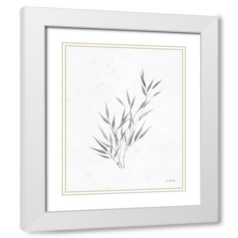 Soft Summer Sketches III Blue White Modern Wood Framed Art Print with Double Matting by Wiens, James