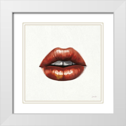 Sweets II White Modern Wood Framed Art Print with Double Matting by Penner, Janelle