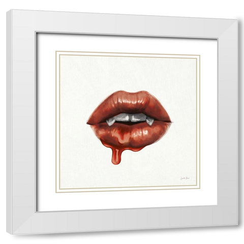 Sweets III White Modern Wood Framed Art Print with Double Matting by Penner, Janelle