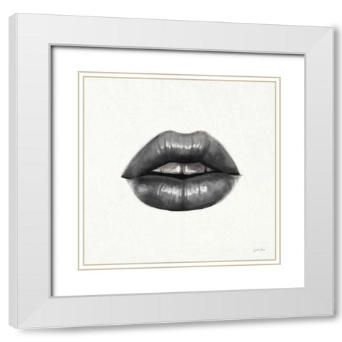 Sweets II Neutral White Modern Wood Framed Art Print with Double Matting by Penner, Janelle