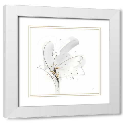 Cool Gray II White Modern Wood Framed Art Print with Double Matting by Paschke, Chris