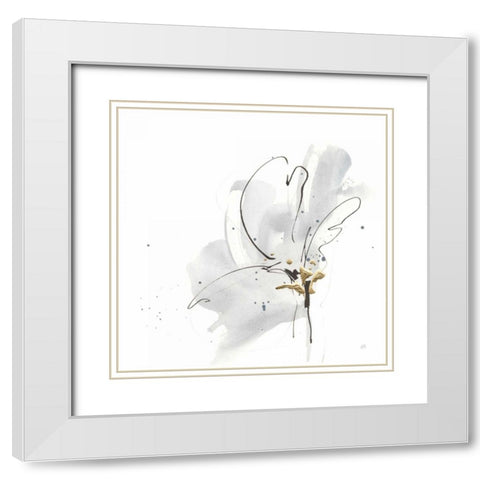 Cool Gray III White Modern Wood Framed Art Print with Double Matting by Paschke, Chris