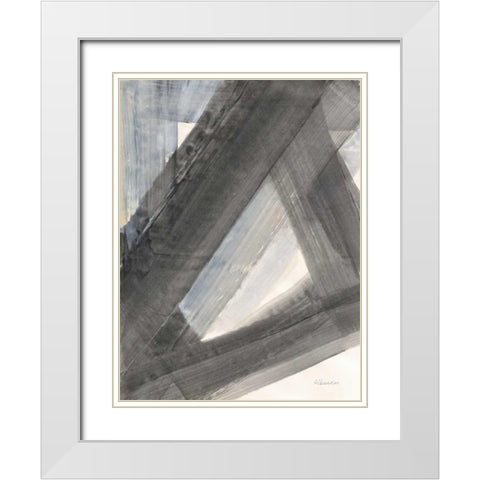 Under the Bridge I White Modern Wood Framed Art Print with Double Matting by Hristova, Albena
