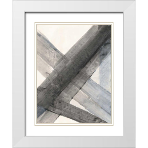 Under the Bridge III White Modern Wood Framed Art Print with Double Matting by Hristova, Albena