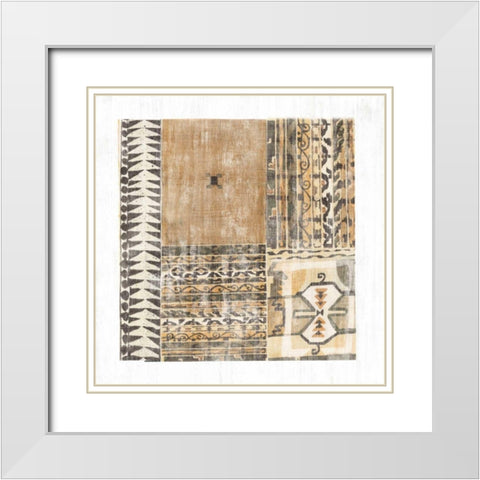 Fragments from Afar I White Modern Wood Framed Art Print with Double Matting by Wild Apple Portfolio