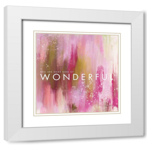 Wonderful White Modern Wood Framed Art Print with Double Matting by Charro, Mercedes Lopez