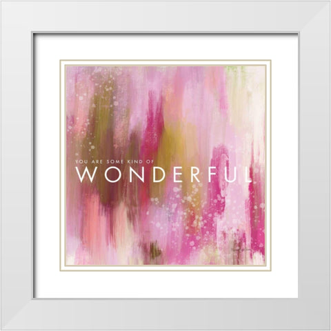 Wonderful White Modern Wood Framed Art Print with Double Matting by Charro, Mercedes Lopez