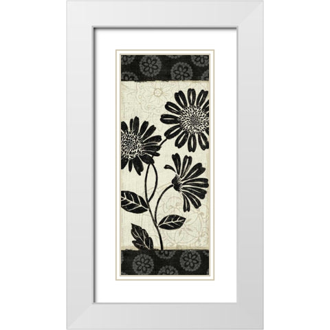 Influence IV White Modern Wood Framed Art Print with Double Matting by Brissonnet, Daphne