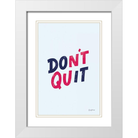 Rise Up IV White Modern Wood Framed Art Print with Double Matting by Thorns, Becky