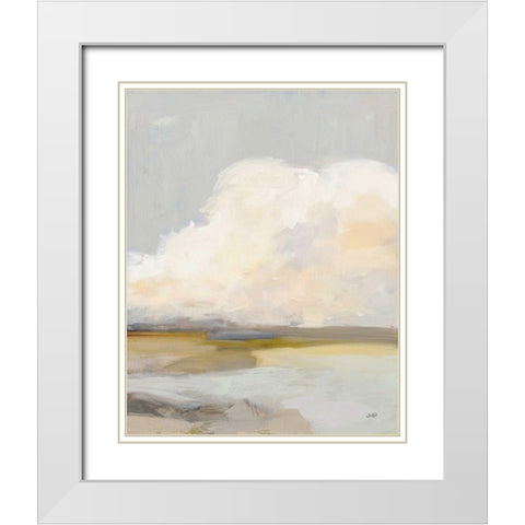 Dream of Clouds White Modern Wood Framed Art Print with Double Matting by Purinton, Julia