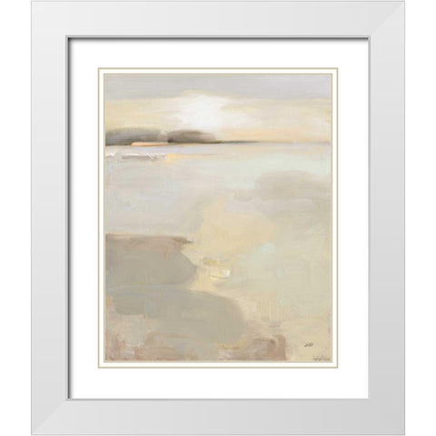 Near and Far White Modern Wood Framed Art Print with Double Matting by Purinton, Julia