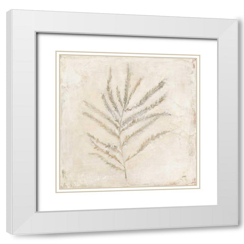Plantlife I White Modern Wood Framed Art Print with Double Matting by Purinton, Julia