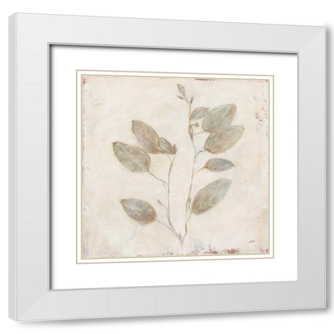 Plantlife II White Modern Wood Framed Art Print with Double Matting by Purinton, Julia