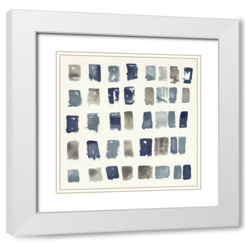Pas Parfait III Neutral White Modern Wood Framed Art Print with Double Matting by Novak, Shirley
