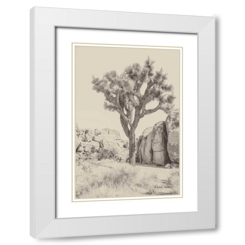 Joshua Tree IV Neutral White Modern Wood Framed Art Print with Double Matting by Urquhart, Elizabeth