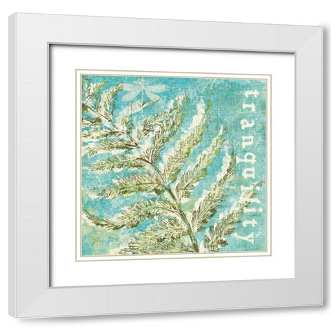 Spring Renewal I White Modern Wood Framed Art Print with Double Matting by Petty, Lisa