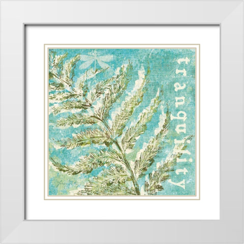 Spring Renewal I White Modern Wood Framed Art Print with Double Matting by Petty, Lisa