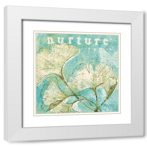 Spring Renewal II White Modern Wood Framed Art Print with Double Matting by Petty, Lisa