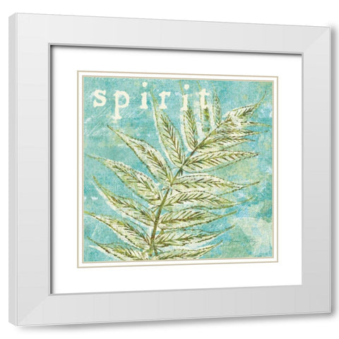 Spring Renewal IV White Modern Wood Framed Art Print with Double Matting by Petty, Lisa