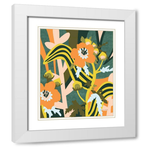 Childhood White Modern Wood Framed Art Print with Double Matting by Gallagher, Megan