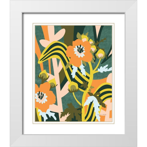 Childhood White Modern Wood Framed Art Print with Double Matting by Gallagher, Megan