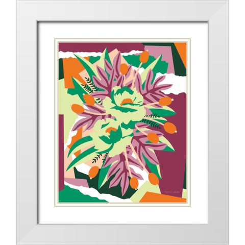 Social Change White Modern Wood Framed Art Print with Double Matting by Gallagher, Megan