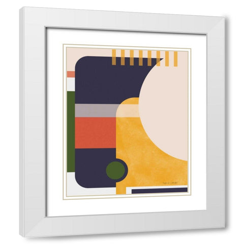 Modern Glam I White Modern Wood Framed Art Print with Double Matting by Gallagher, Megan