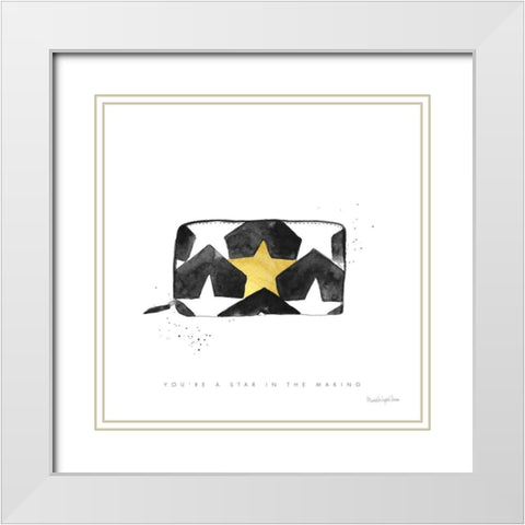 Glitz and Glam XI White Modern Wood Framed Art Print with Double Matting by Charro, Mercedes Lopez