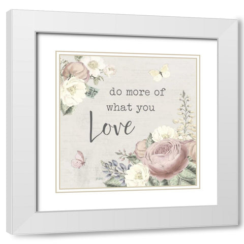 Garden District III Neutral White Modern Wood Framed Art Print with Double Matting by Pertiet, Katie