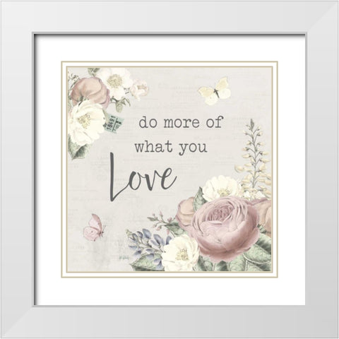 Garden District III Neutral White Modern Wood Framed Art Print with Double Matting by Pertiet, Katie