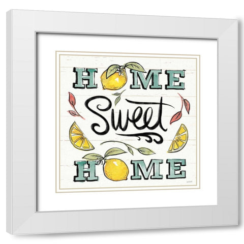 Lemonade Stand III White Modern Wood Framed Art Print with Double Matting by Tavoletti, Anne