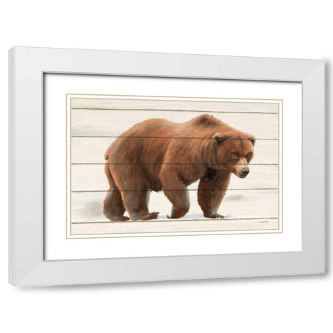 Northern Wild I on Wood White Modern Wood Framed Art Print with Double Matting by Wiens, James