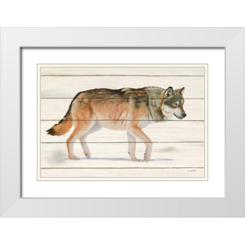 Northern Wild II on Wood White Modern Wood Framed Art Print with Double Matting by Wiens, James