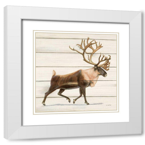 Northern Wild IV on Wood White Modern Wood Framed Art Print with Double Matting by Wiens, James