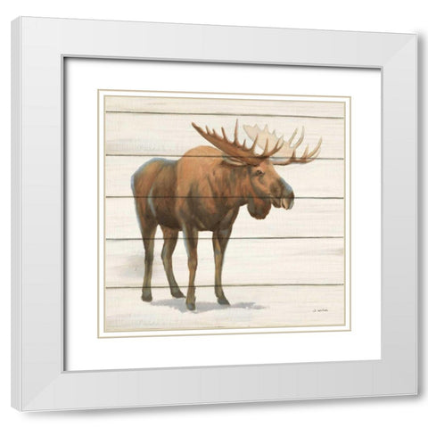 Northern Wild VI on Wood White Modern Wood Framed Art Print with Double Matting by Wiens, James