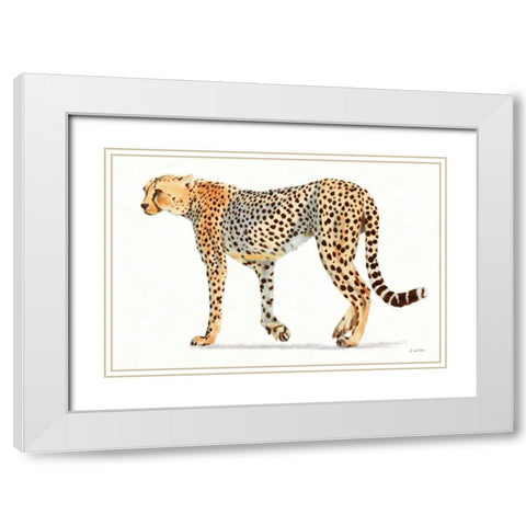 Wild and Free VII Bold White Modern Wood Framed Art Print with Double Matting by Wiens, James