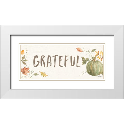 Happy Harvest IX White Modern Wood Framed Art Print with Double Matting by Vassileva, Silvia