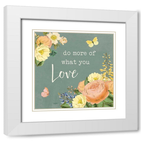 Garden District III Sage White Modern Wood Framed Art Print with Double Matting by Pertiet, Katie