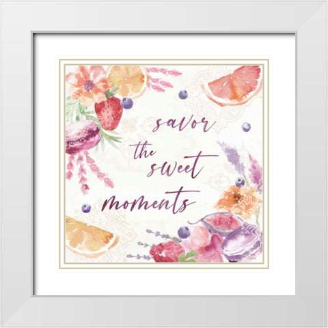 Classy Cocktails VI White Modern Wood Framed Art Print with Double Matting by June, Dina