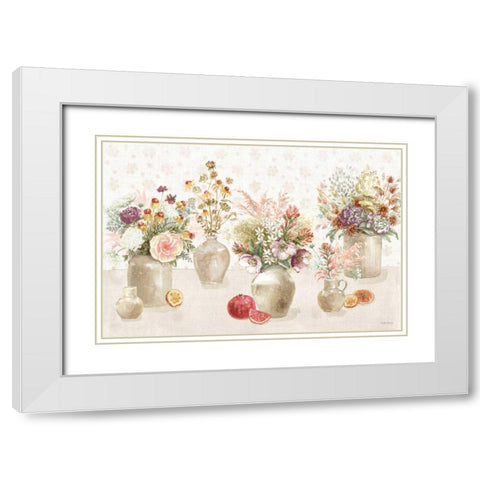 Cottage Charm I White Modern Wood Framed Art Print with Double Matting by Grove, Beth