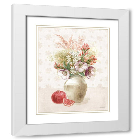 Cottage Charm II White Modern Wood Framed Art Print with Double Matting by Grove, Beth